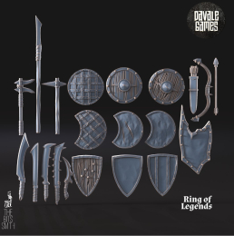 Morlok Weapons & Shields Bits Pack